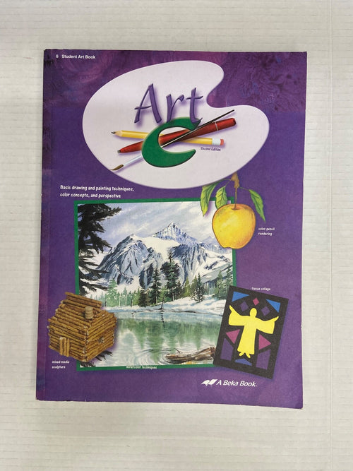 Abeka Art C second edition 6th grade homeschool0