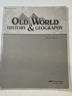 Abeka Old World Test Key Teacher homeschool 5th grade fourth edition History0