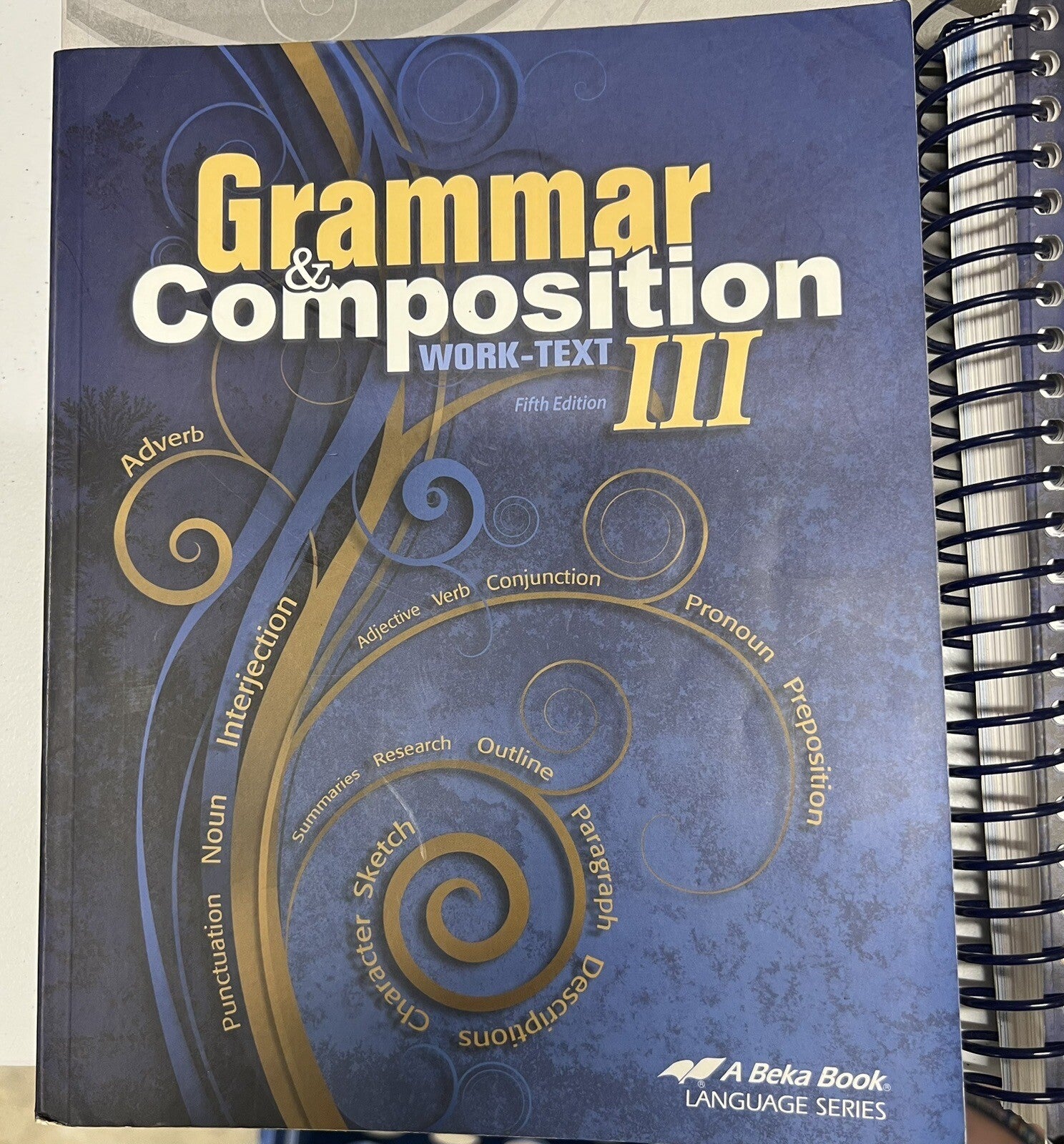 Abeka Grammar and Composition iii 3 SET fifth edition work-text key tests READ!1