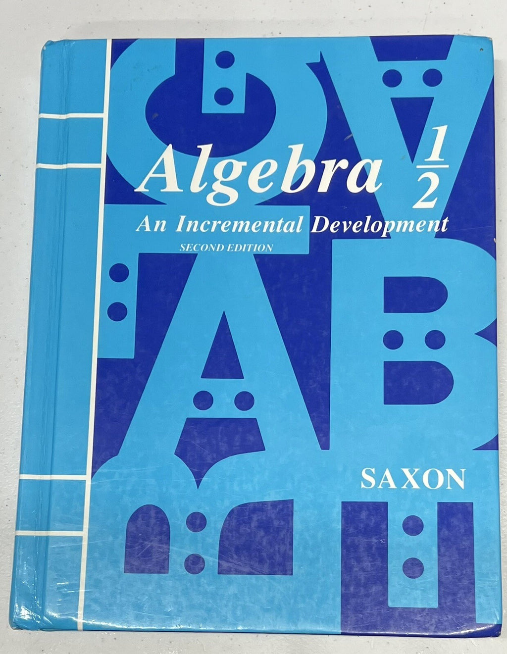 Saxon Algebra 1/2 second 2nd edition textbook math Clean Pages homeschool0