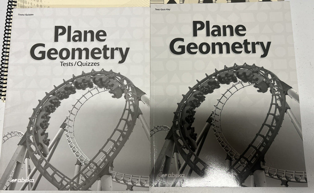 Abeka Geometry Complete Set Current parent student key homeschool math lot of 61