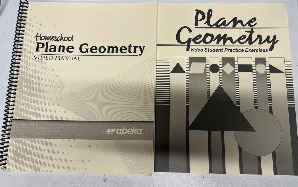Abeka Geometry Complete Set Current parent student key homeschool math lot of 62