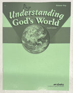 Abeka Understanding God's World Answer key fourth edition 4th grade homeschool0
