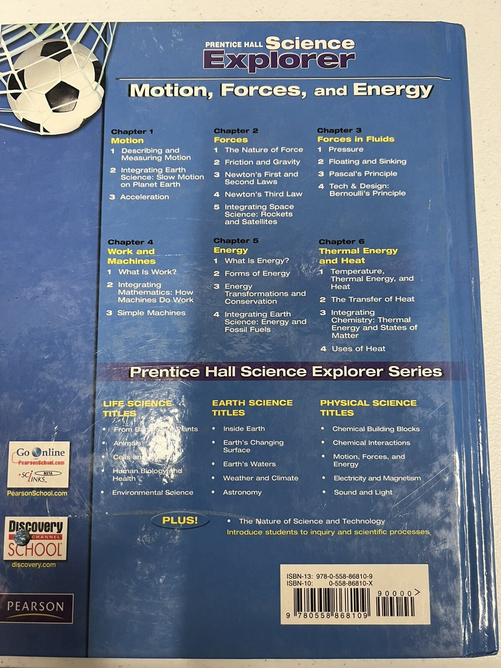 Science Explorer M : Motion Forces & Energy Prentice Hall Pearson Calvert School2