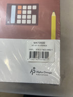 Lifepac Math 5th grade set New, Sealed.  Alpha Omega AOP1