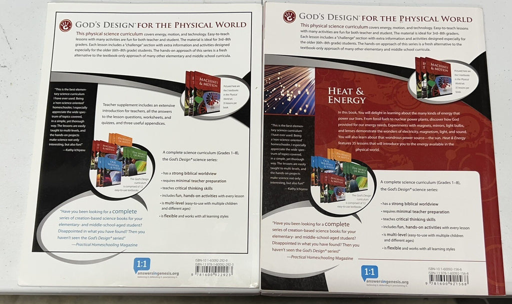 God's Design for the Physical World Heat and Energy Student + Teacher + CD-ROM1
