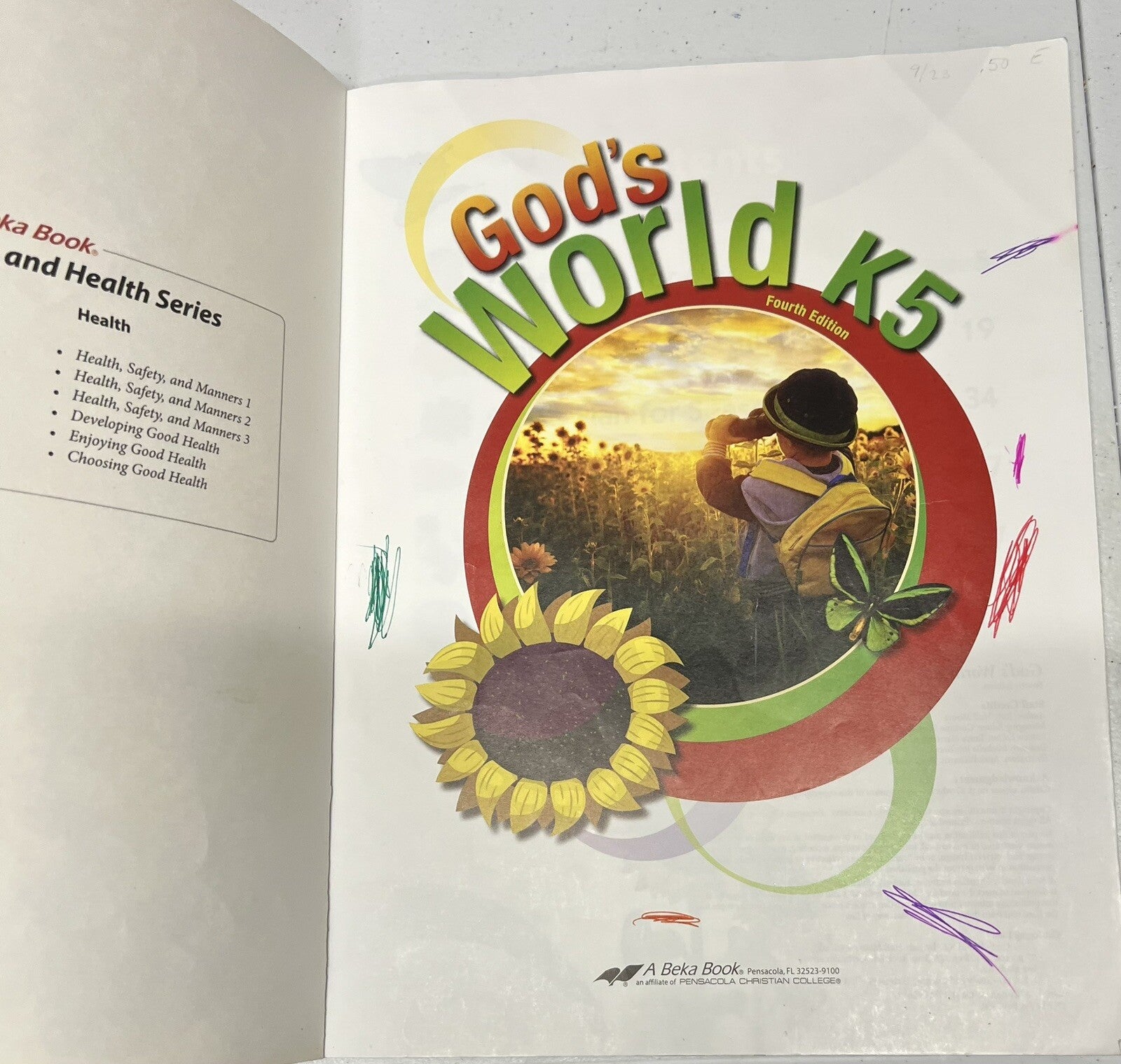 Abeka God's World k5 current fourth edition READ2