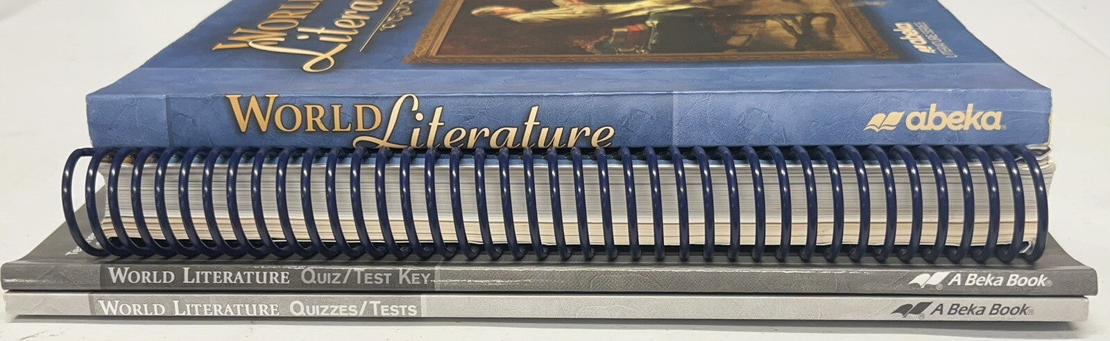 Abeka World Literature SET 4th ed Textbook, Teacher Edition, Key, Quizzes Tests1