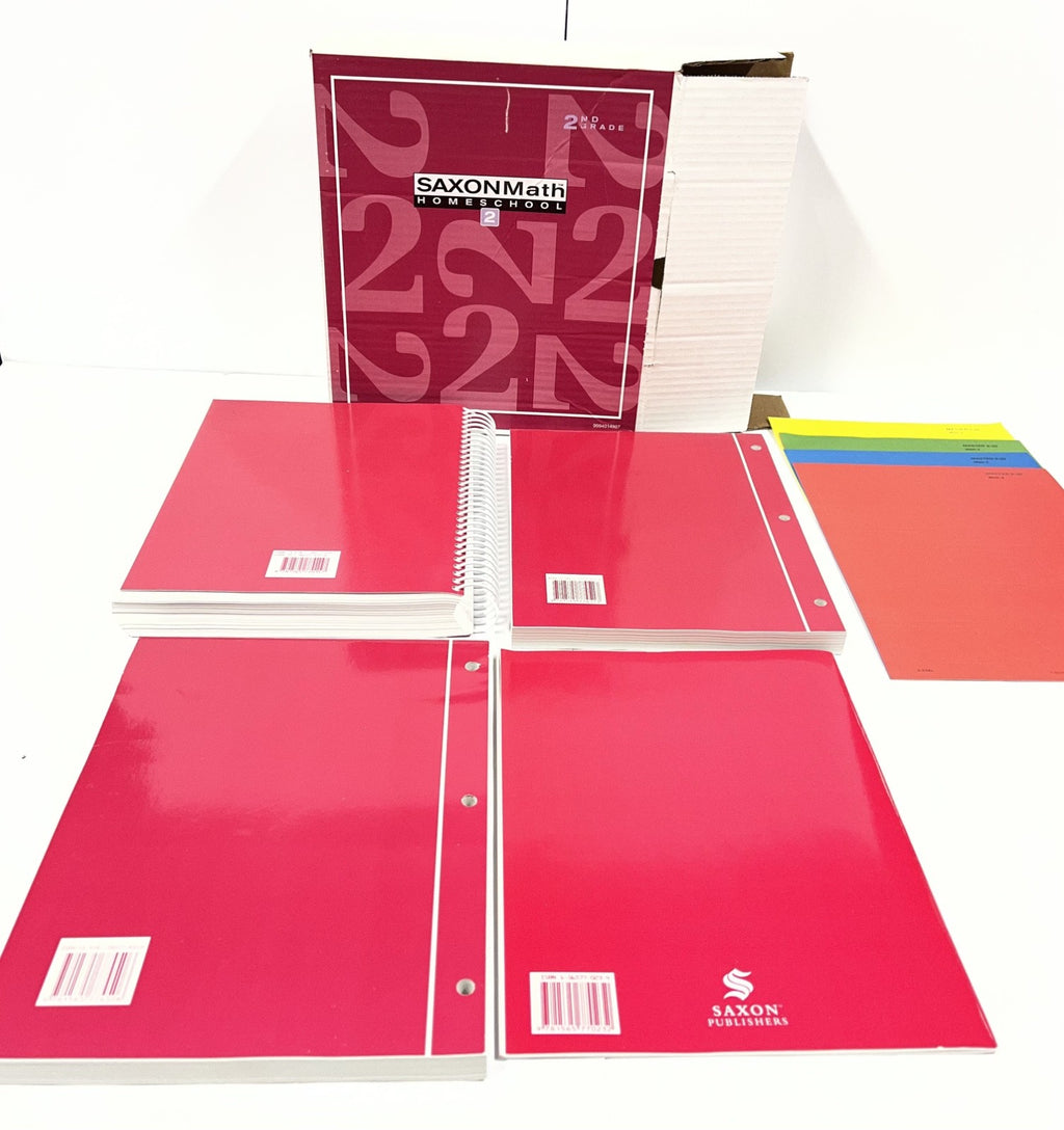 Saxon Math 2 complete box set kit 2nd grade workbooks meeting book teacher READ1