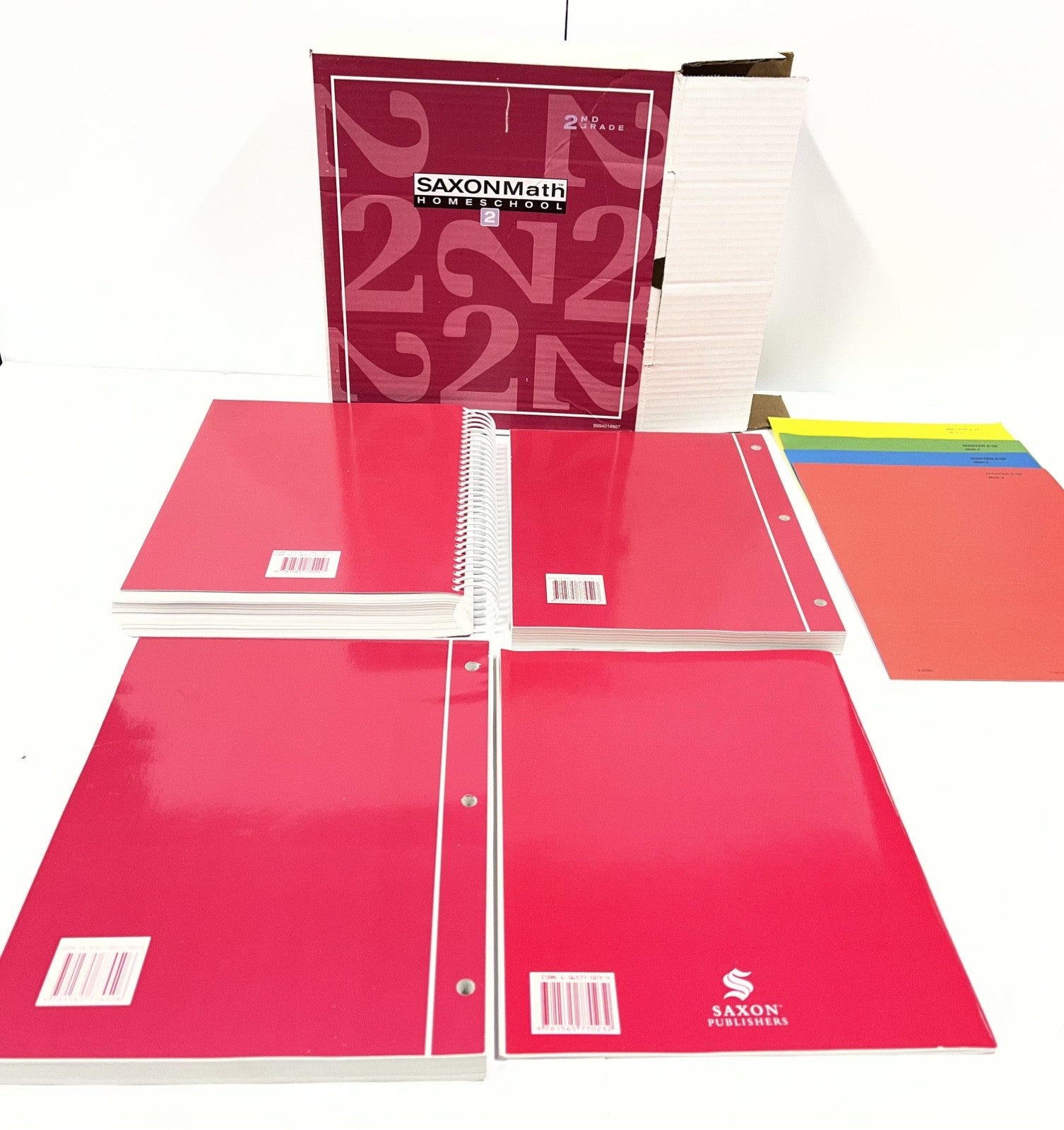 Saxon Math 2 complete box set kit 2nd grade workbooks meeting book teacher READ1