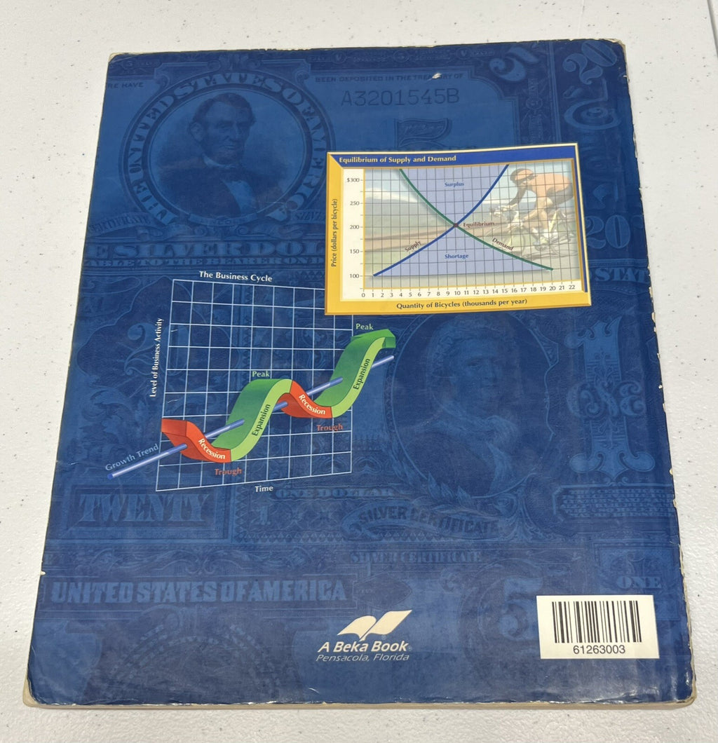 Abeka Economics 2nd edition 12th grade homeschool textbook1