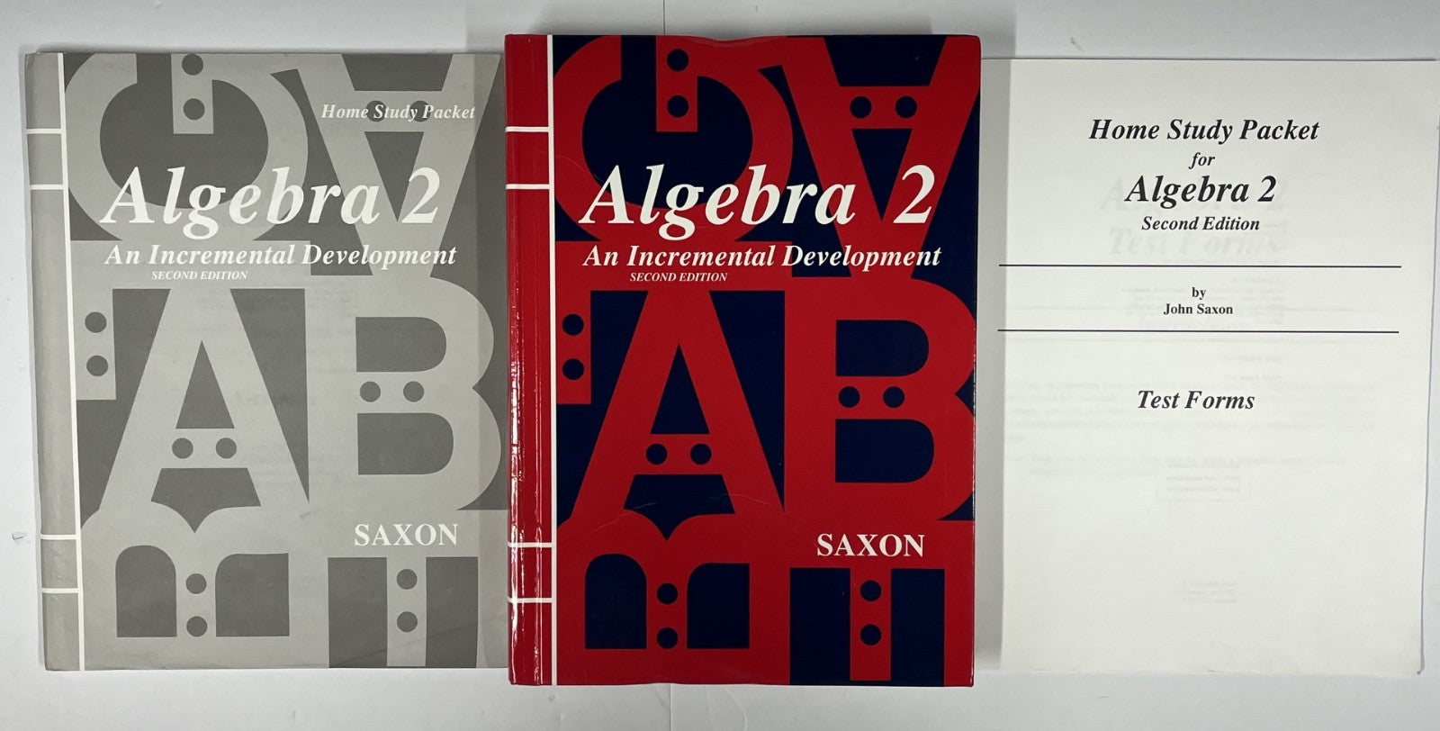 Saxon Algebra 2 2nd edition Set Textbook Test Forms Home Study Packet homeschool0