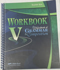 Abeka Workbook V Handbook Grammar Composition teacher key 11th grade homeschool0