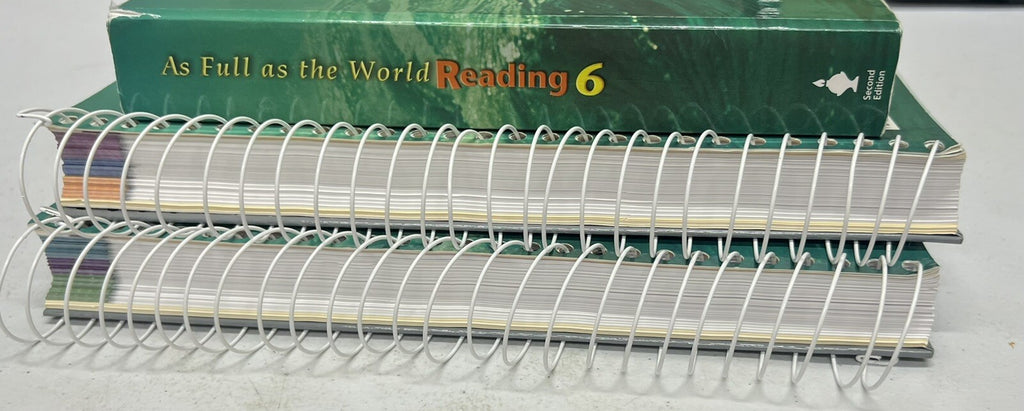 BJU Reading 6 SET textbook and teachers edition part 1 & 2 As Full As the World6
