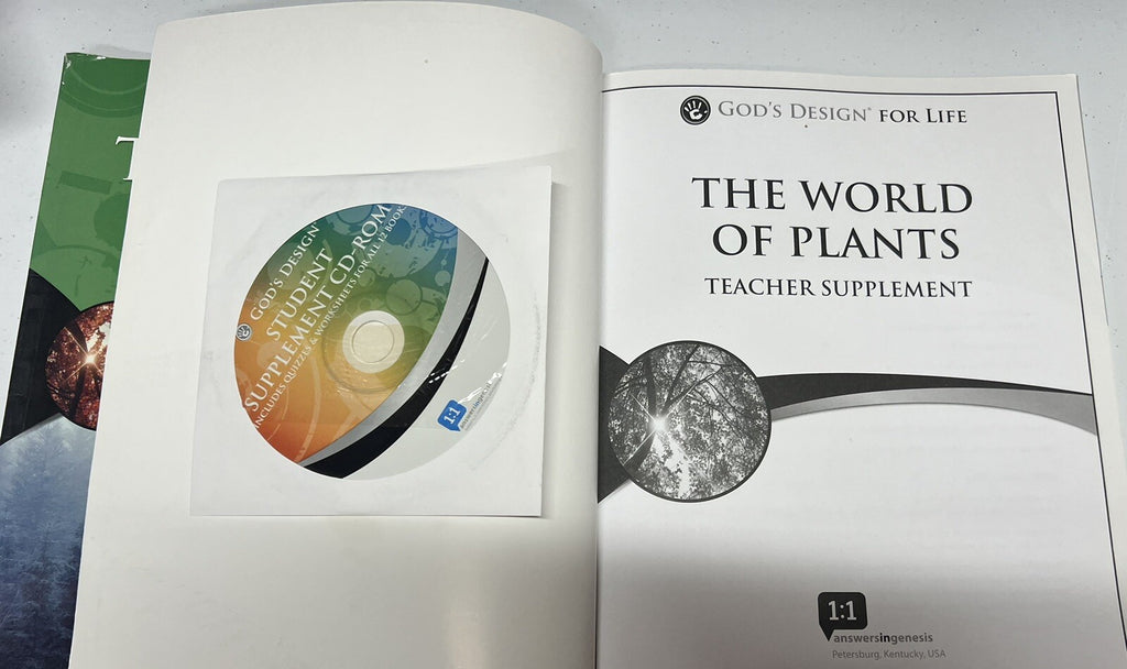 God’s Design for Life The World of Plants SET Answers in Genesis Homeschool4