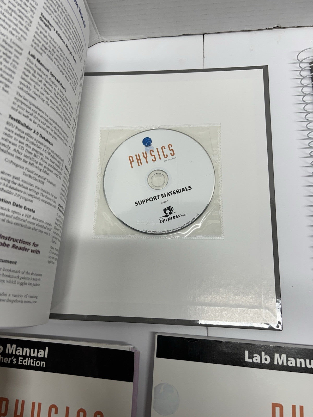 BJU Press Physics 3rd Edition Complete Subject Kit with CD homeschool science2