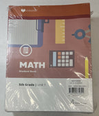 Lifepac Math 5th grade set New, Sealed.  Alpha Omega AOP0