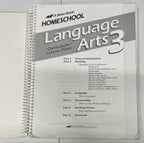 Abeka Language Arts 3 Curriculum Lesson Plans 3rd grade homeschool 2