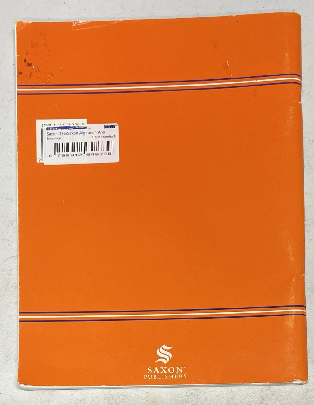 Saxon Algebra 1 homeschool packet 3rd ed edition math answers solutions1