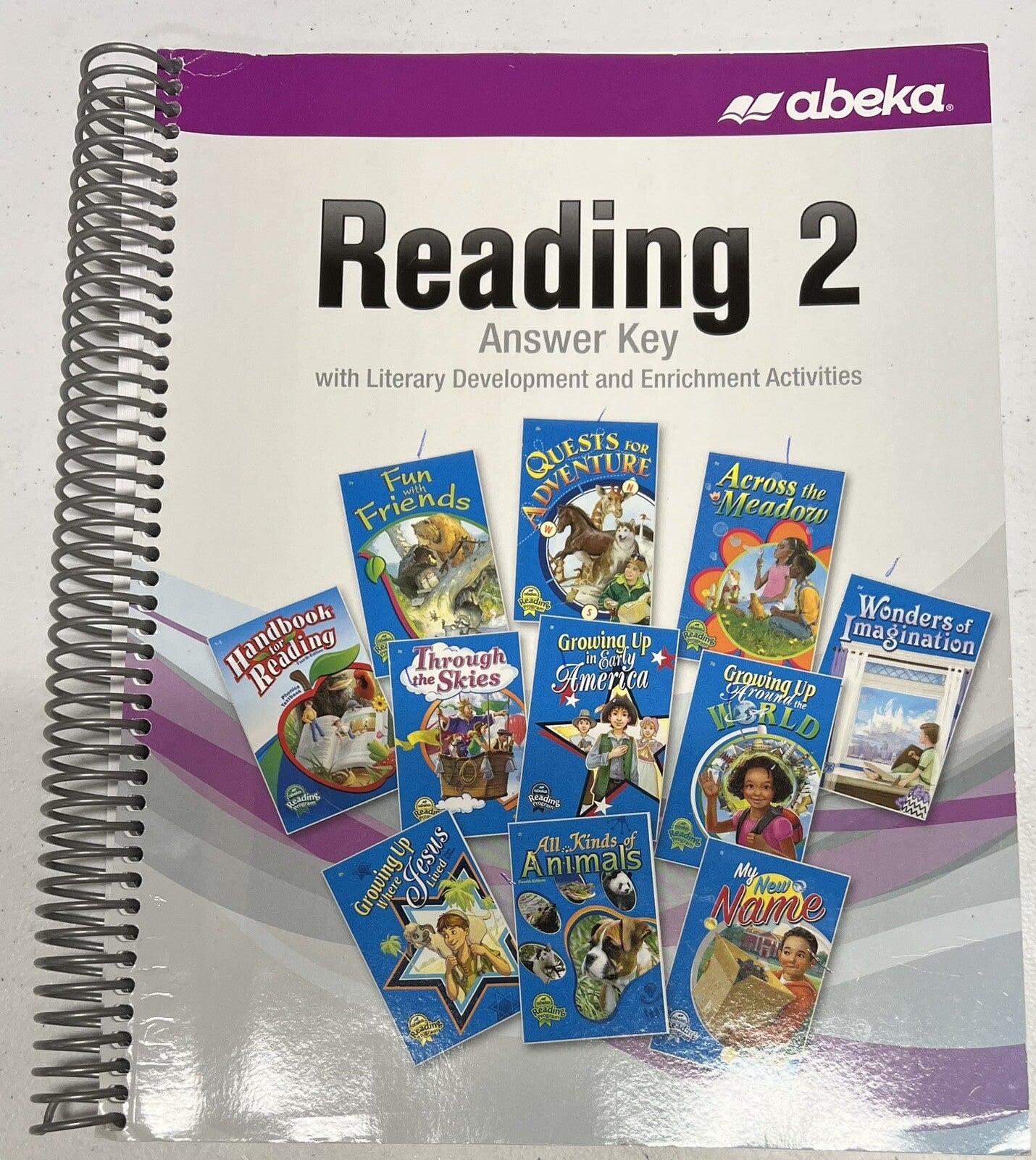 Abeka Reading 2 complete set 2nd grade and parent teacher answer key COVER WEAR3