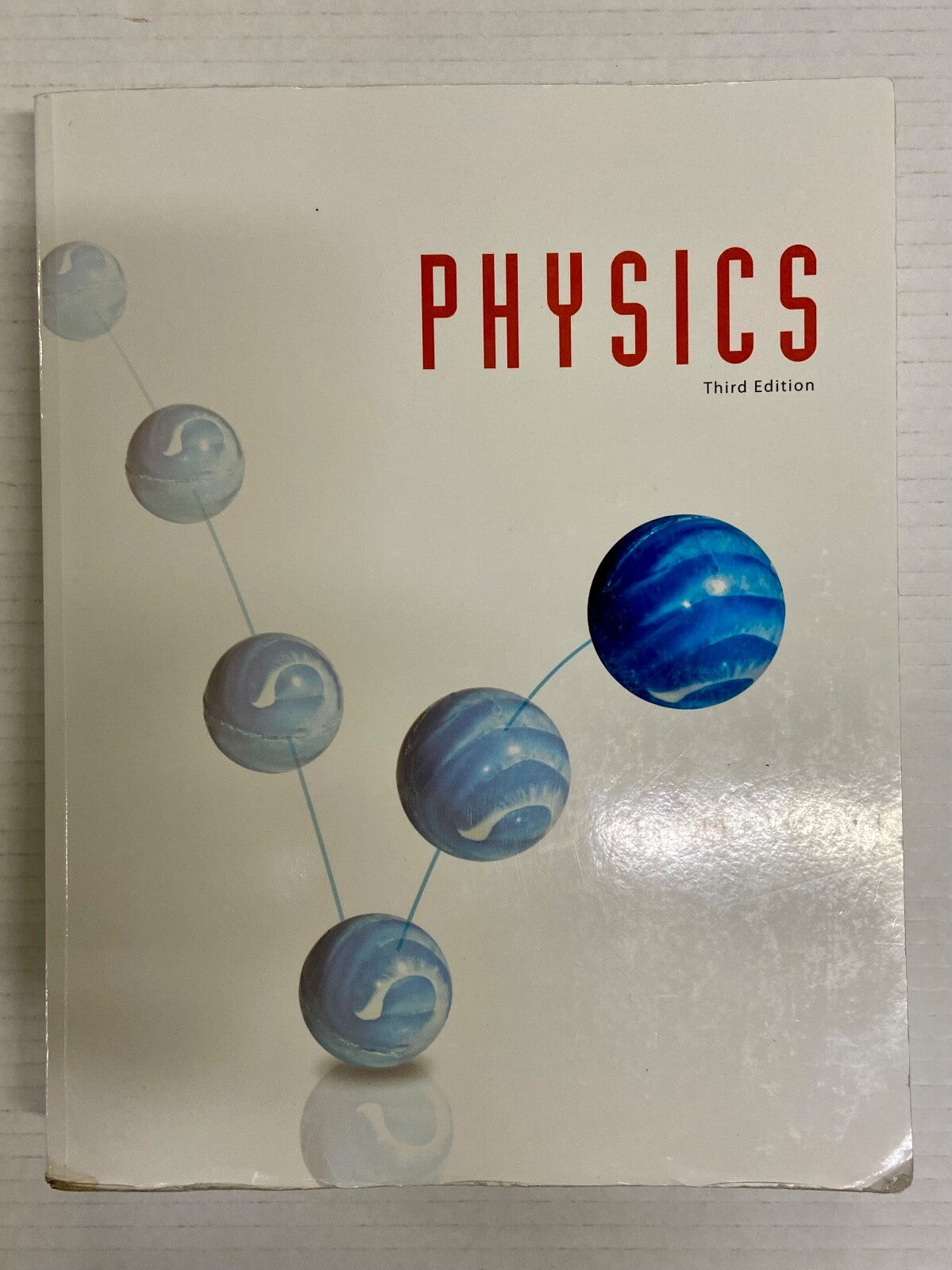 BJU Physics textbook current third edition0