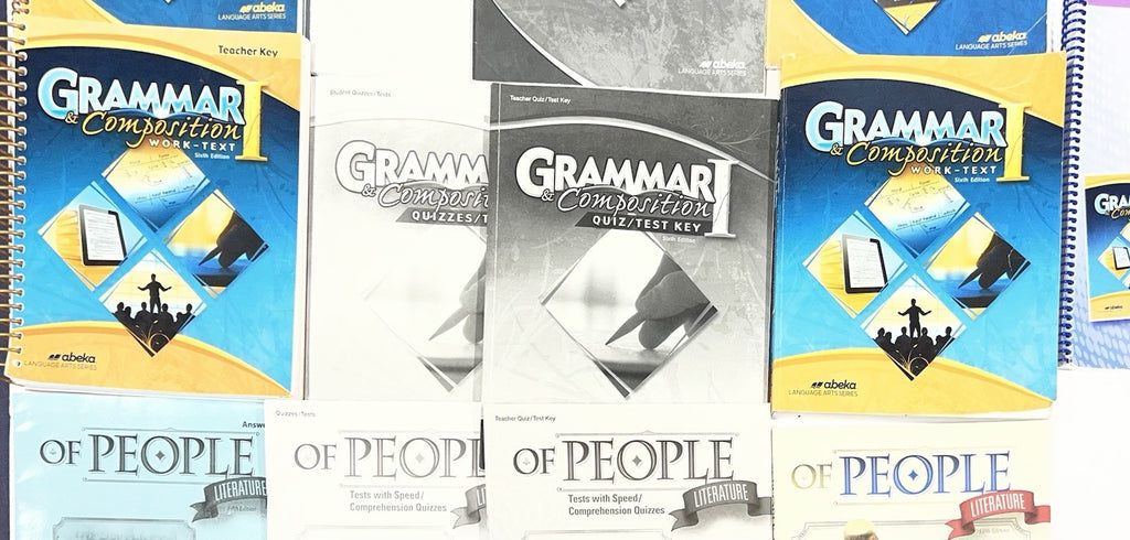 Abeka English 7 complete set kit Grammar I Of People Vocabulary 1 7th grade8