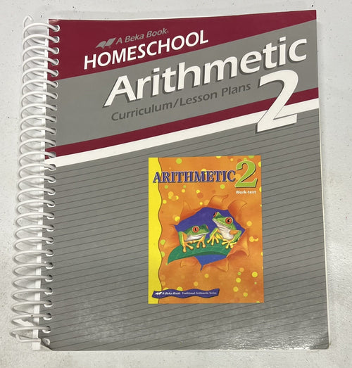 Abeka Arithmetic 2 Curriculum Lesson Plans 2nd grade math homeschool0