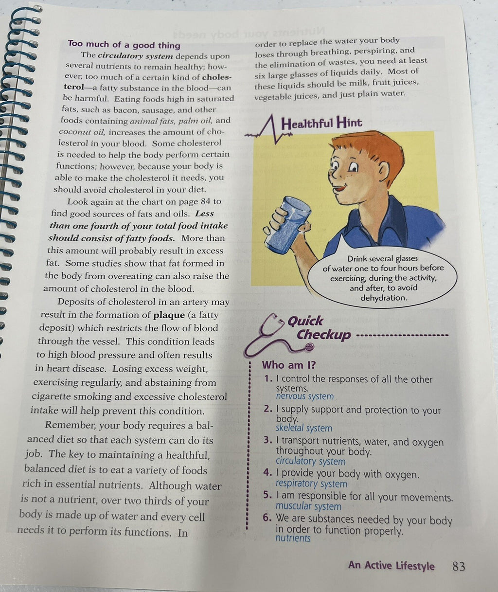 Abeka Choosing Good Health SET 6th grade homeschool READ description see photos6