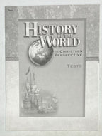 Abeka History of the World TESTS 3rd edition. homeschool0