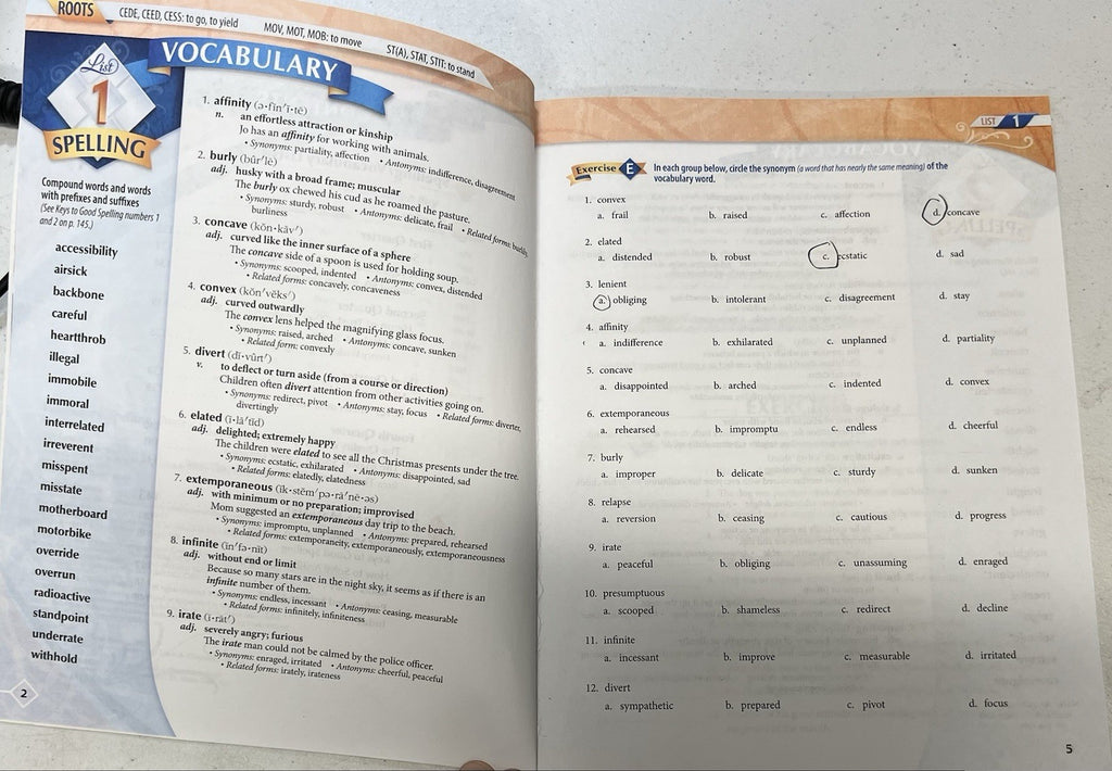 Abeka Vocabulary Spelling Poetry III sixth edition2