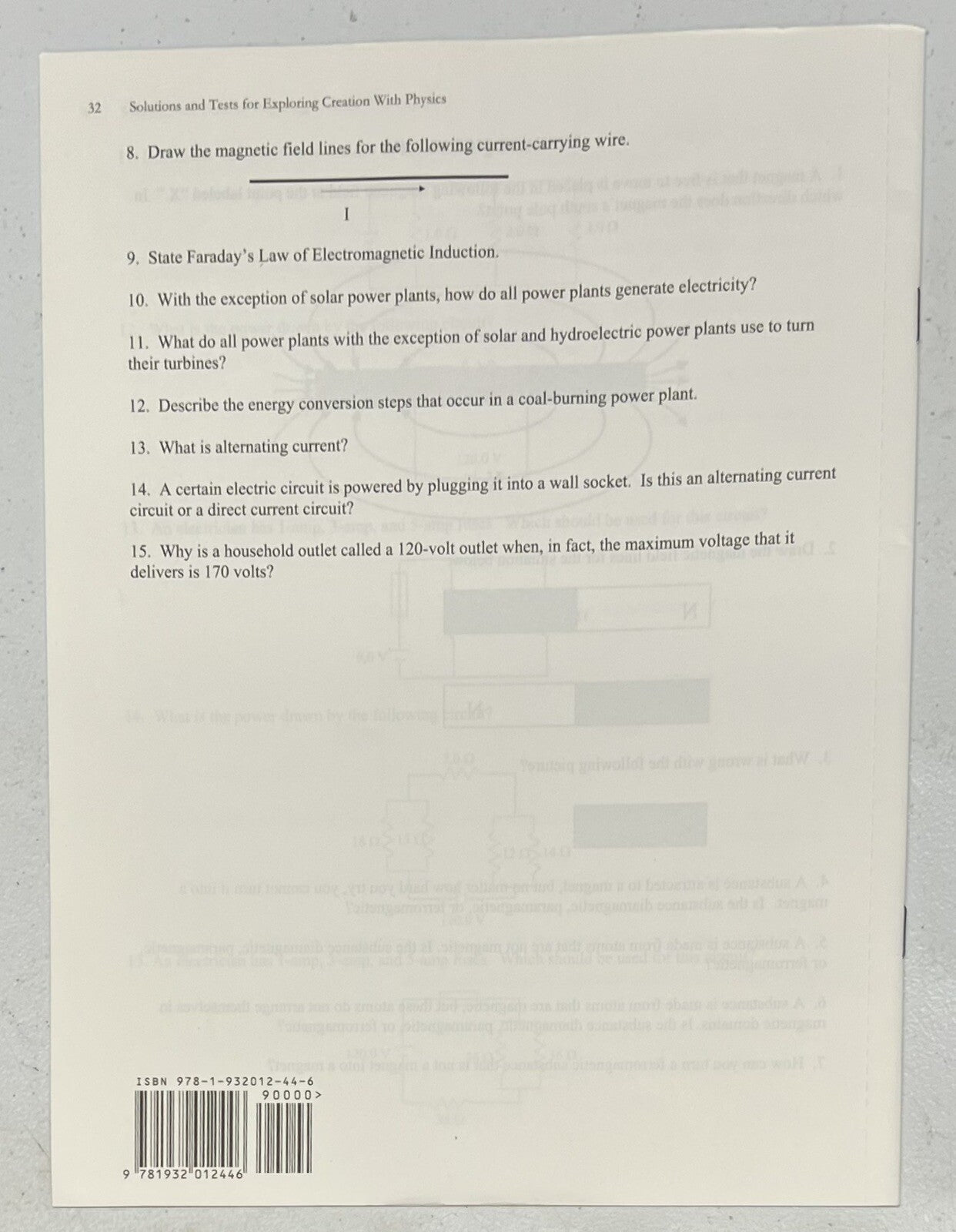 Exploring Creation With Physics  TEST  Booklet Apologia Science1