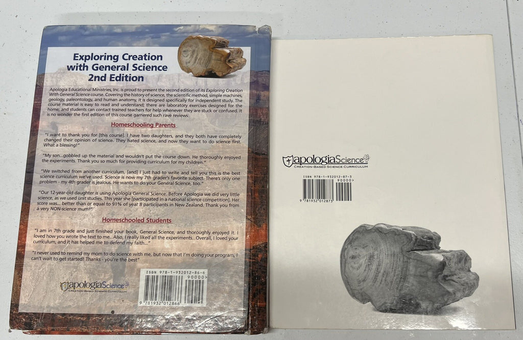 Apologia Exploring Creation General Science 2nd ed Textbook Solutions Tests1