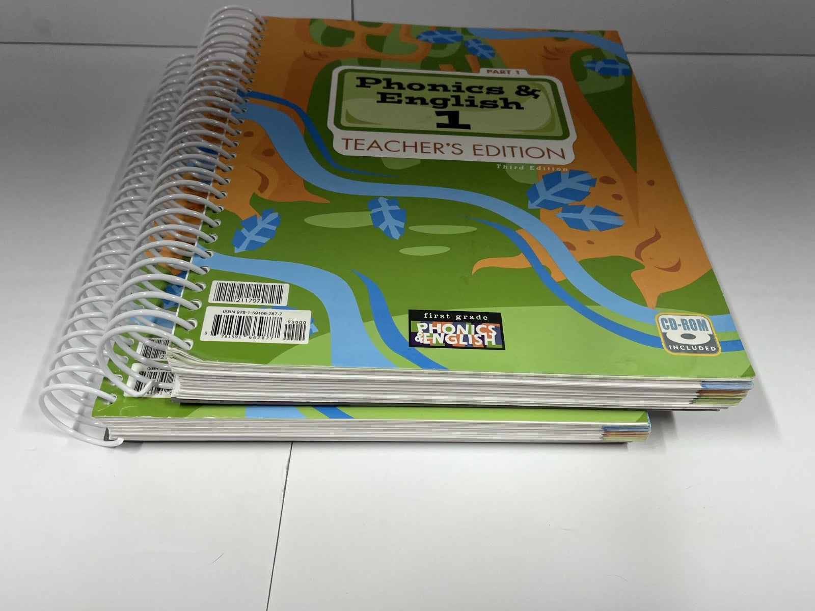 BJU Phonics & English 1 Teacher's Edition set 1 and 2 3rd edition with cd3