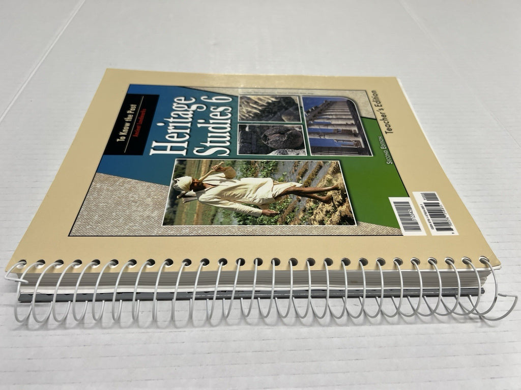 BJU Heritage Studies 6 SET second edition textbook and teachers edition7