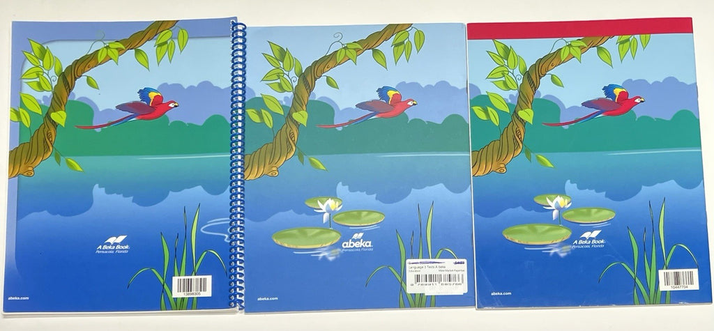 Abeka Language 3 3rd Grade Tests Test Keys Answer Key set Lot1