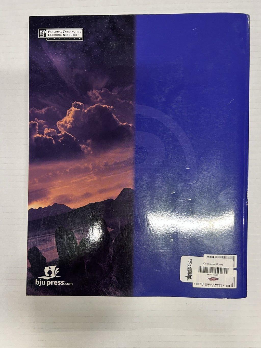BJU Space and Earth Science B textbook third edition with student activities1