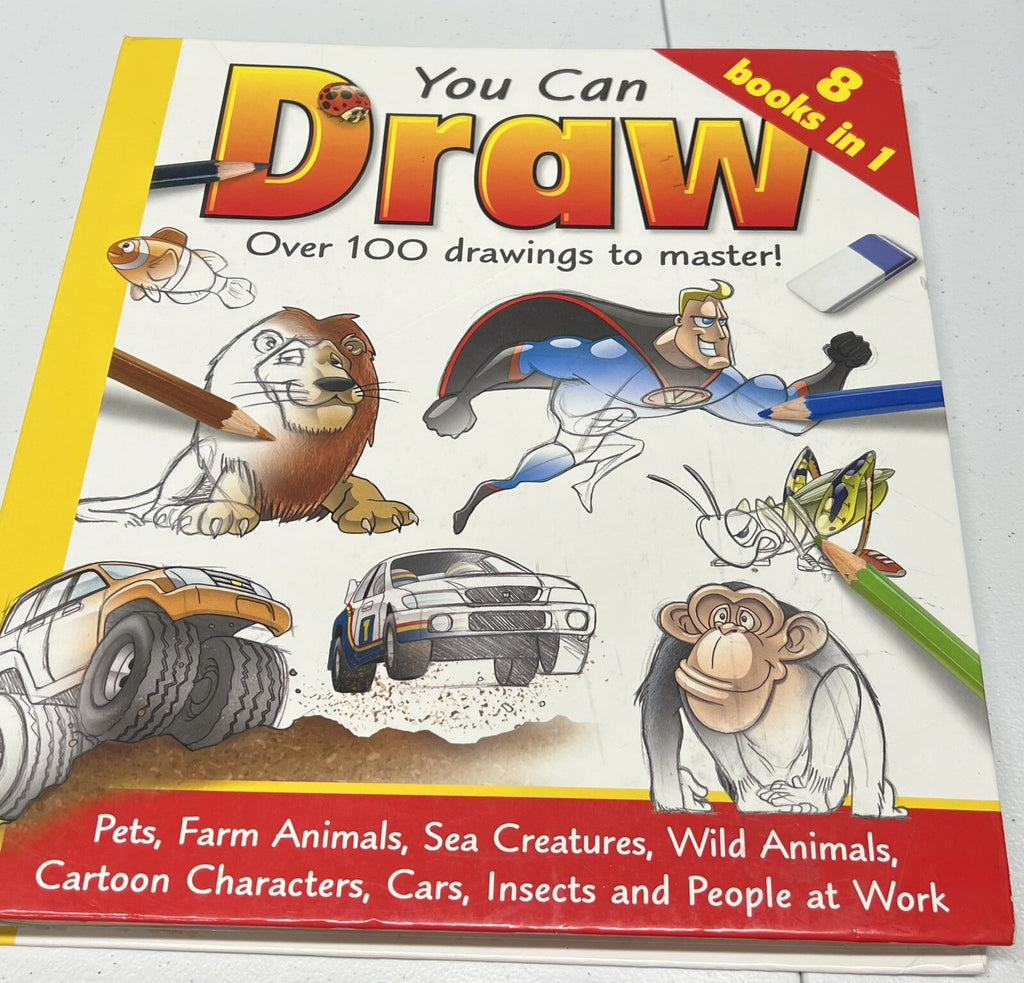 You Can Draw  8 Books In 1  Homeschool Art Great Condition0