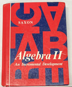 Saxon Algebra 2 textbook first edition 19840