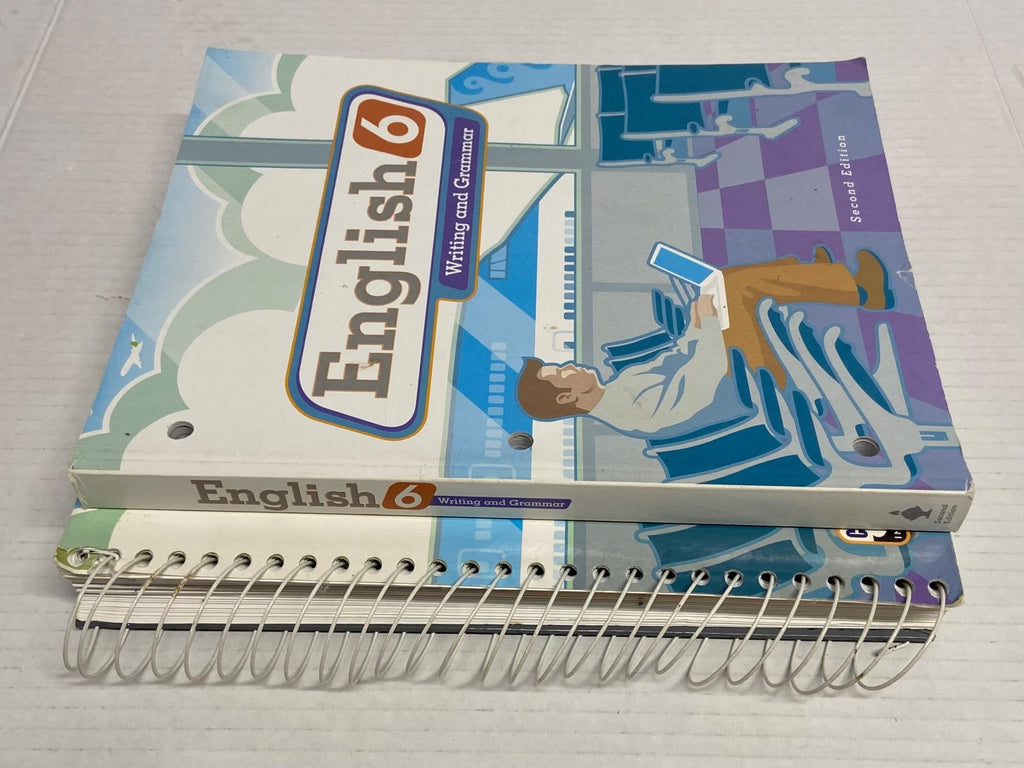 BJU English 6 Textbook and Teacher edition with CD second ed. *Read description!4