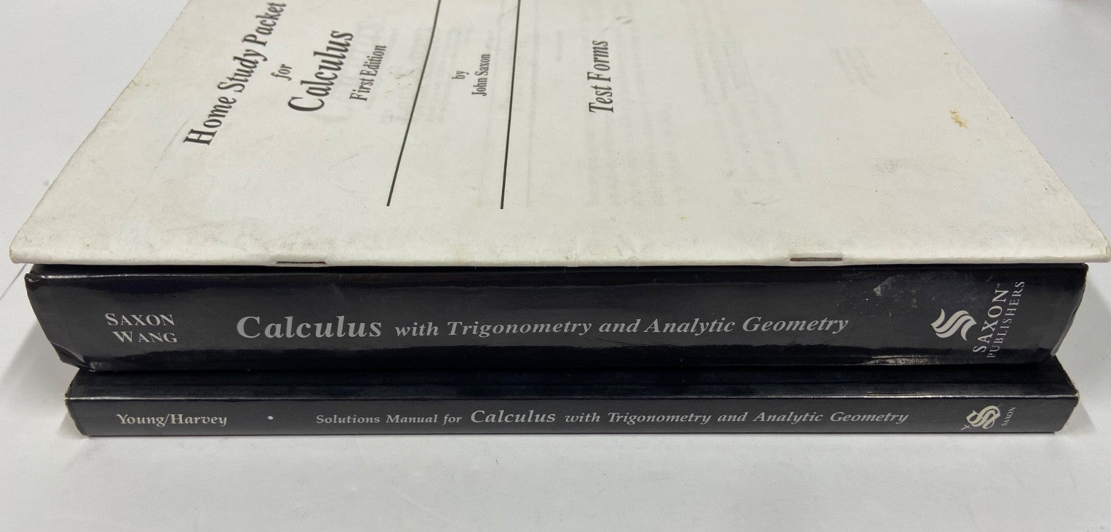 Saxon Calculus SET 1st ed textbook solutions manual test forms tests math6