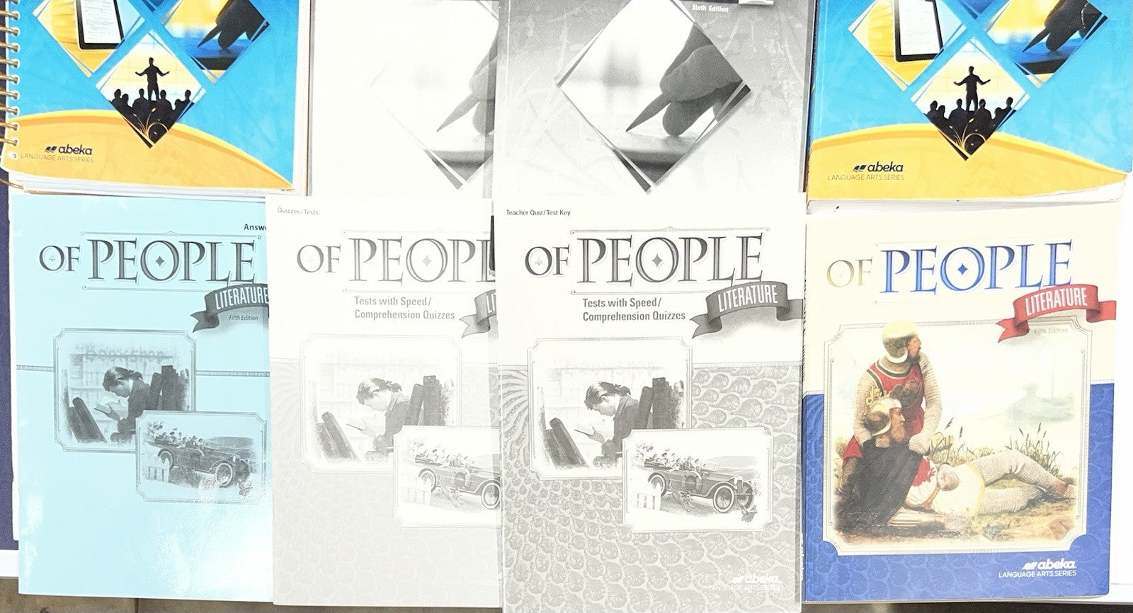 Abeka English 7 complete set kit Grammar I Of People Vocabulary 1 7th grade7