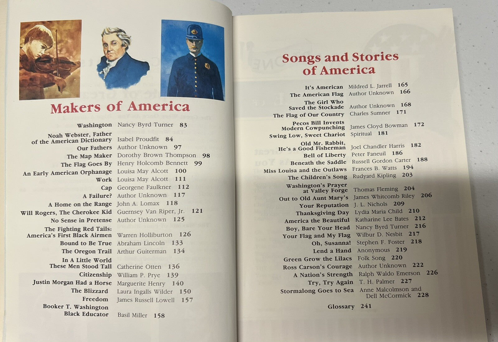 Abeka OF AMERICA 1  5th grade Reader 5.2 Homeschool READ Description!4