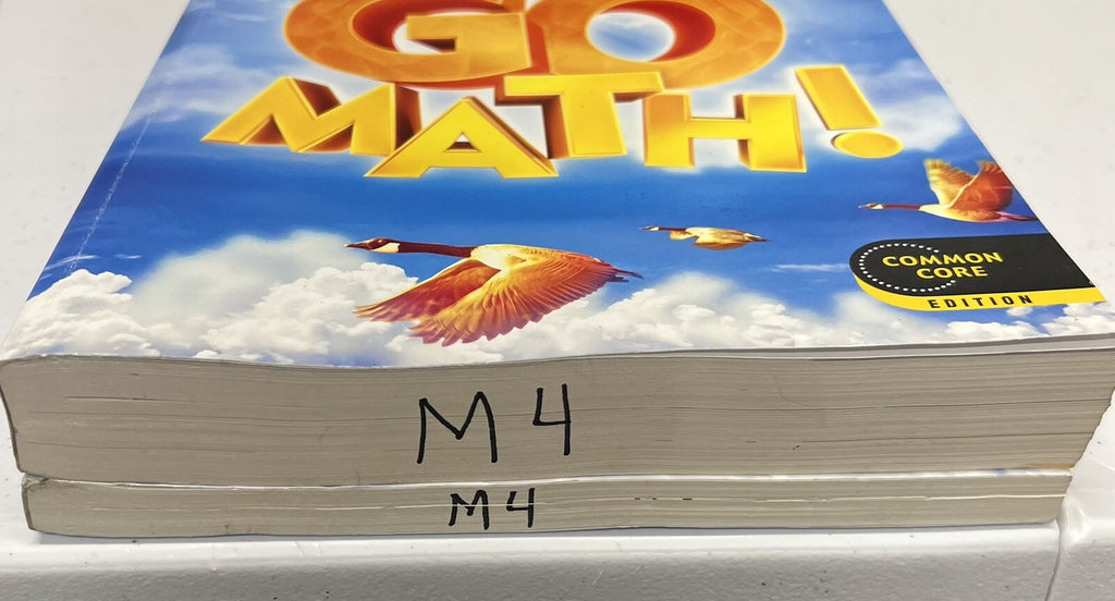 Go Math! Grade 4 Work-text AND Practice Book - 4th grade homeschool - HMH2