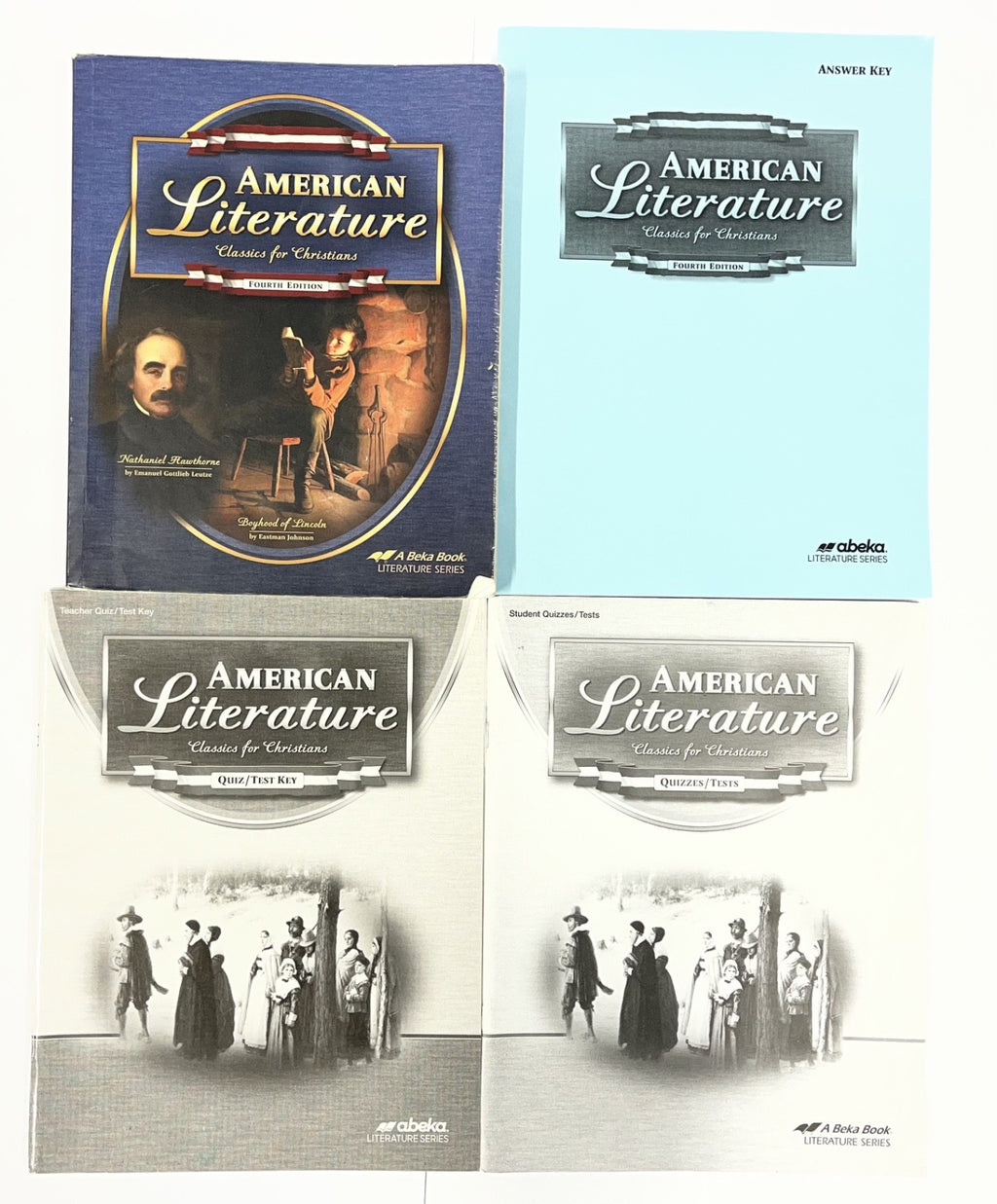 Abeka American Literature set 4th ed.  homeschool 11th grade student + teacher0