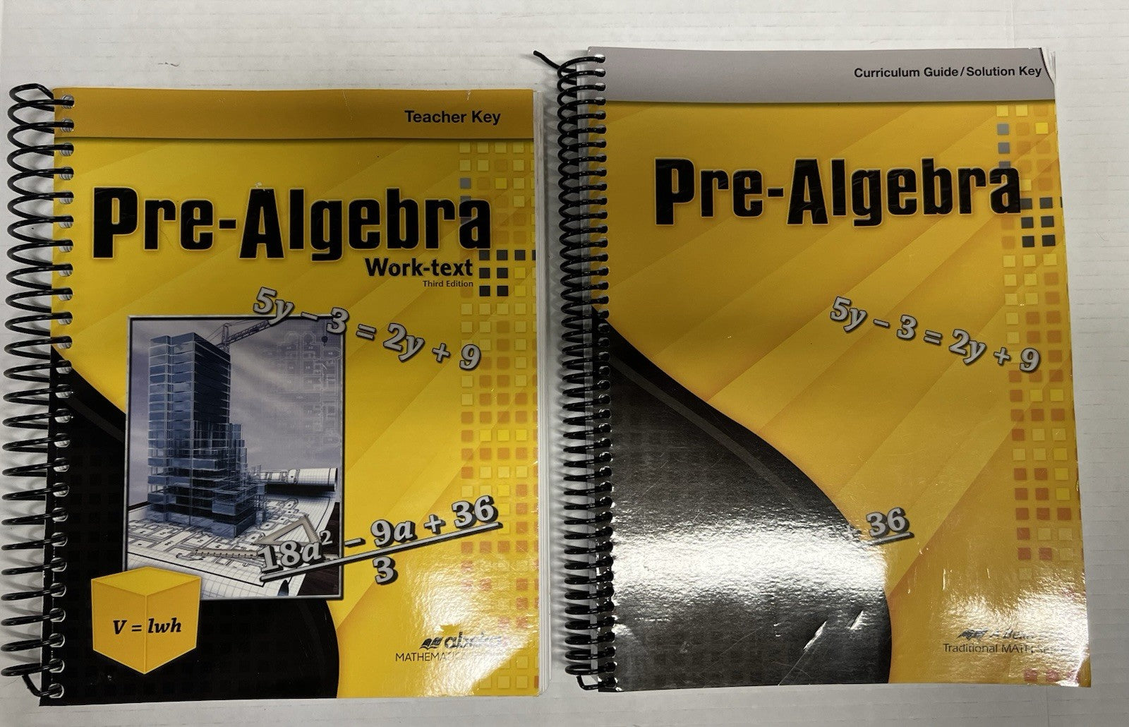 Abeka Pre-Algebra Teacher Key and Solution Key Curriculum Guide0