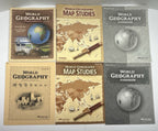 Abeka World Geography complete set 2nd ed. text quizzes tests key map studies0