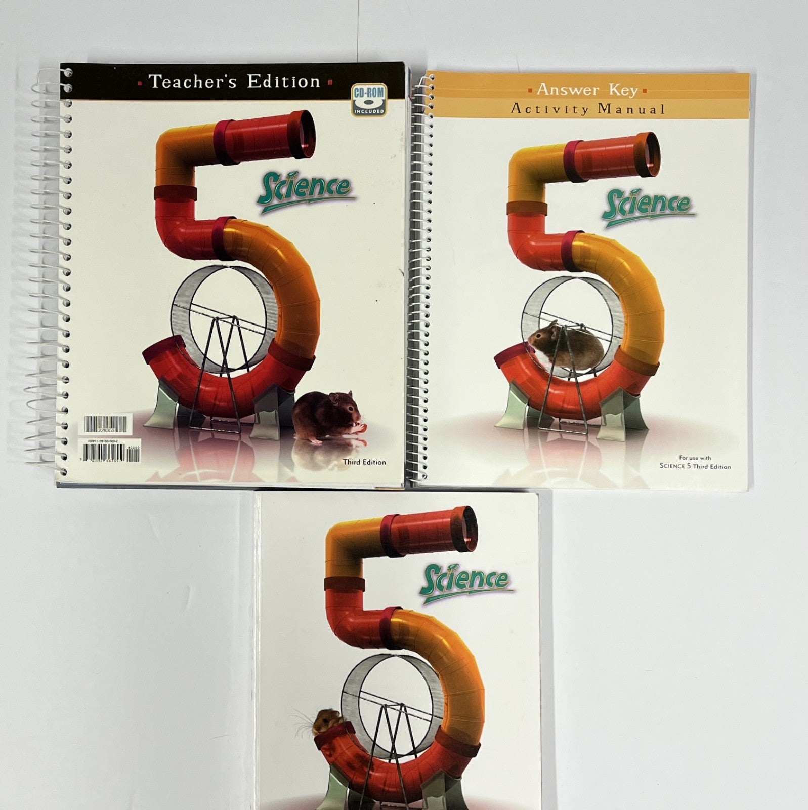 BJU Science 5 set textbook Teachers Edition CD Answer Key 3rd edition 5th grade0