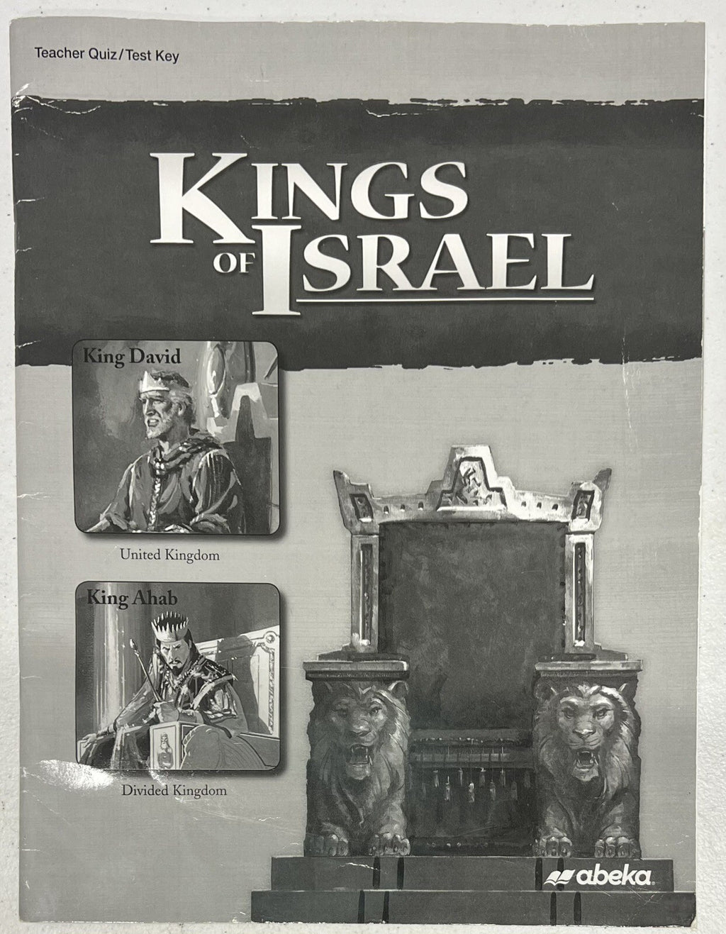 Abeka Kings of Israel Teacher Quiz Test Key Homeschool Bible0