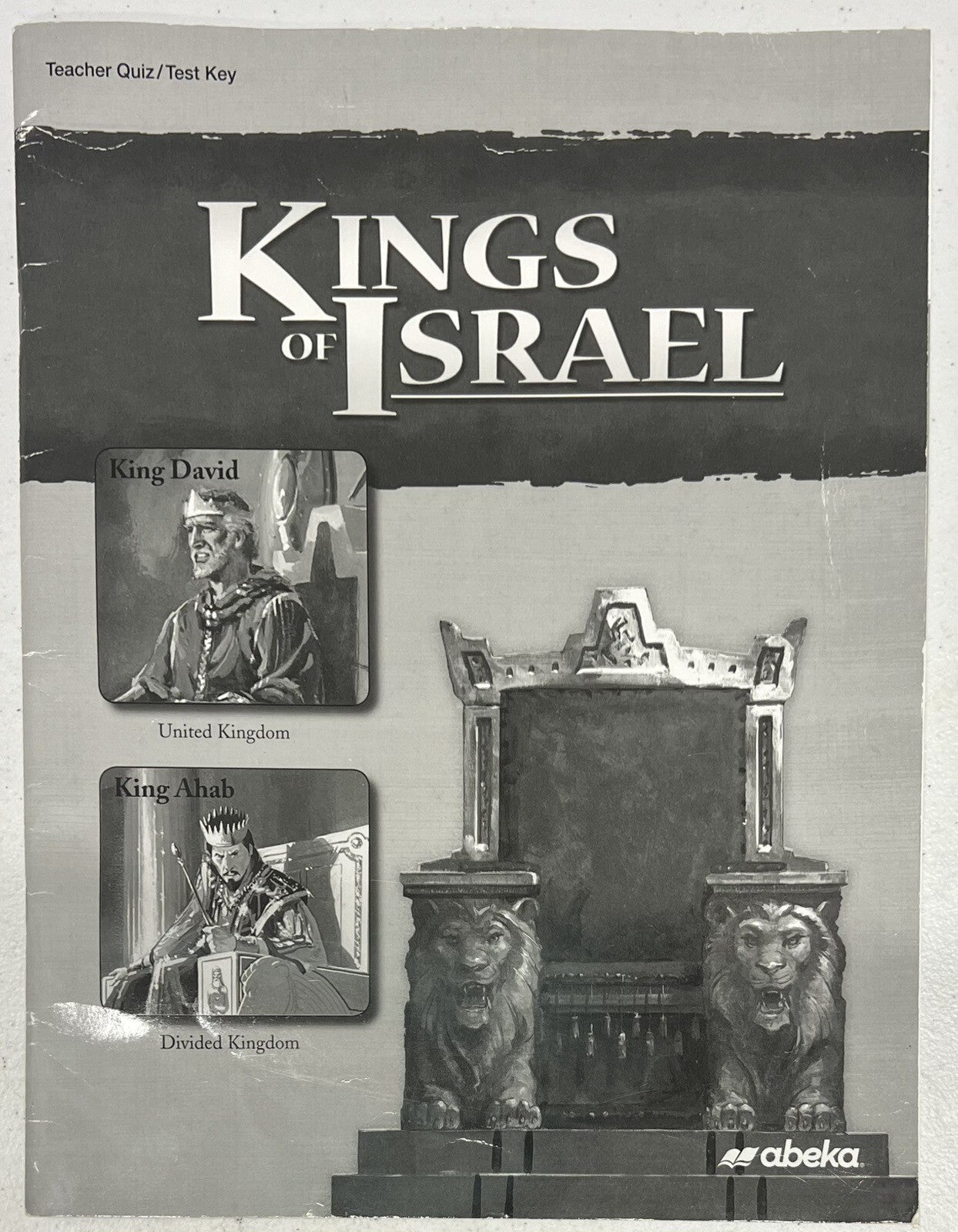 Abeka Kings of Israel Teacher Quiz Test Key Homeschool Bible0