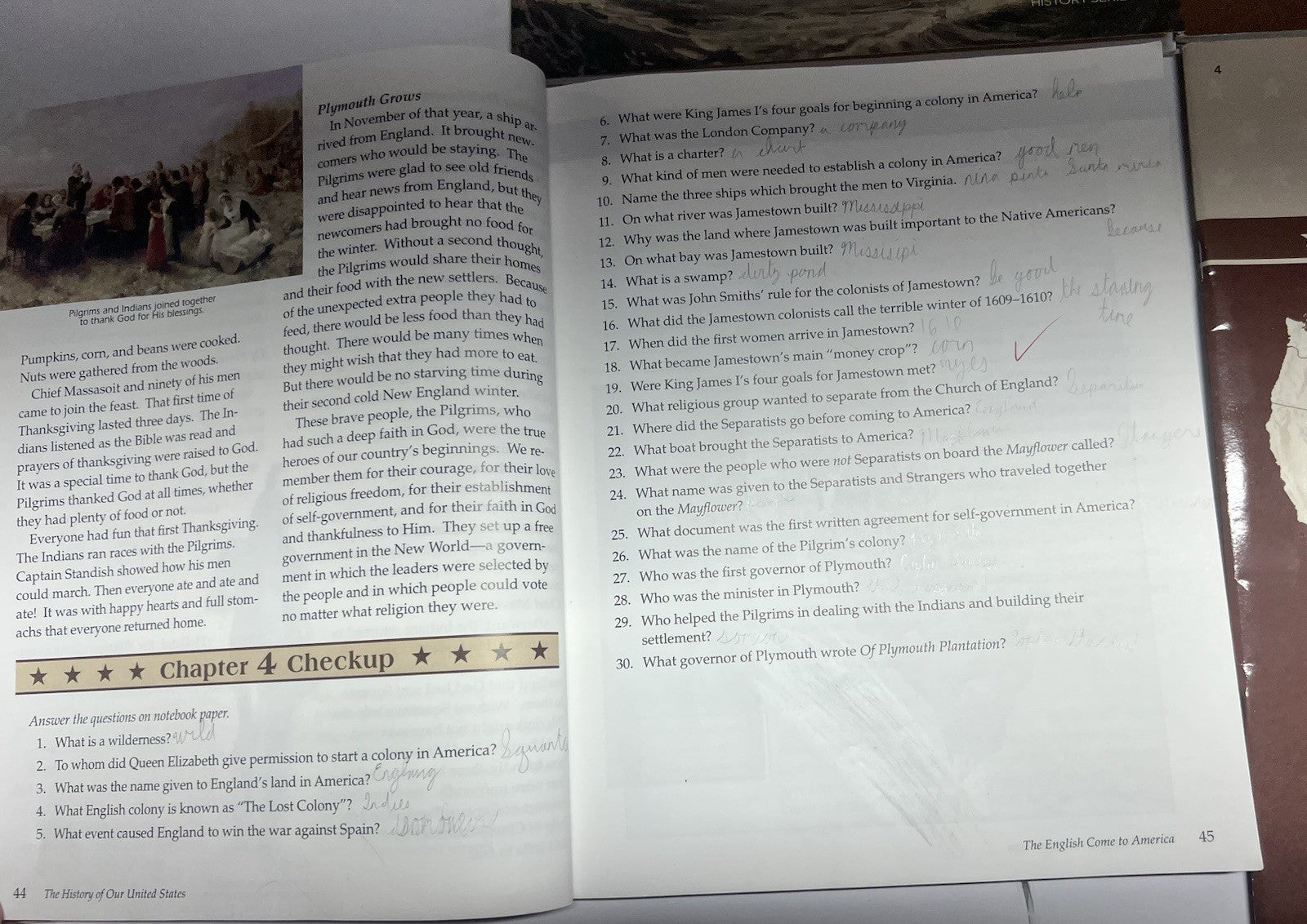 Abeka History of our United States COMPLETE 4th ed set4